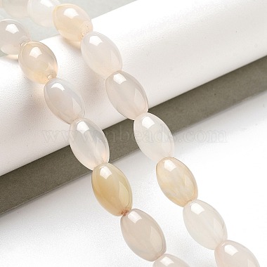 Natural White Agate Beads Strands(G-B106-B07-01)-2