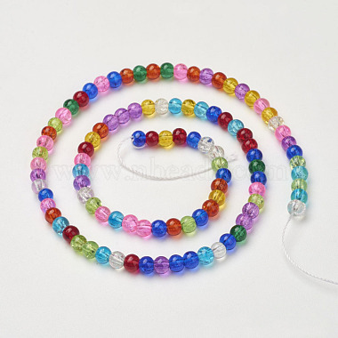 Crackle Glass Beads Strands(GGM001)-3
