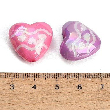 UV Plating Embossed Opaque Acrylic Beads(AC-CBAEEF4-13)-3