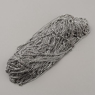 304 Stainless Steel Cuban Link Chains(FIND-TAC0010-33)-2