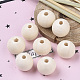 Unfinished Natural Wood Beads(X-WOOD-S651-A30mm-LF)-5
