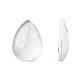 Transparent Teardrop Glass Cabochons(GGLA-R024-18x13)-1