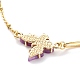 Brass Micro Pave Cubic Zirconia Butterfly Pendant Necklaces(NJEW-JN03239)-6