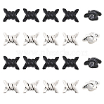 20Pcs 2 Colors Alloy European Beads, Large Hole Beads, Thistles and Thorns, Mixed Color, 17x13.5x8mm, Hole: 4.5mm, 10pcs/color(FIND-CA0007-56)