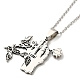 304 Stainless Steel Pendant Necklaces(NJEW-G123-03P)-2