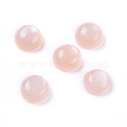 Natural Sunstone Cabochons, Half Round/Dome, 6x3mm(G-L541-01A-6mm)