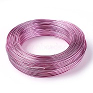 Anodized Aluminum Wire, Bendable Metal Craft Wire, Flexible Craft Wire, for Beading Jewelry Craft Making, Hot Pink, 22 Gauge, 0.6mm, 280m/250g(918.6 Feet/250g)(AW-S001-0.6mm-13)