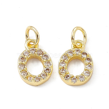 Real 18K Gold Plated Brass Micro Pave Clear Cubic Zirconia Charms(KK-E068-VB452-O)-2