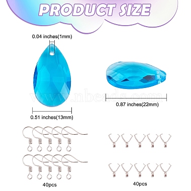 DIY Colorful Dangle Earring Making Kits(DIY-SZ0003-46)-7