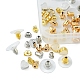 142Pcs 8 Style Brass & Silicone Earring Nuts(KK-YW0001-43)-2