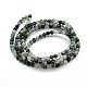Natural Moss Agate Round Bead Strands(G-J303-07-4mm)-2