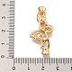 Brass Micro Pave Cubic Zirconia Fold Over Clasps(KK-U037-11G-01)-3