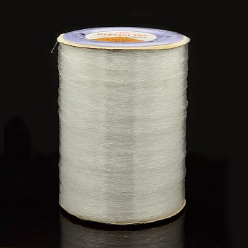 Korean Elastic Crystal Thread, For Jewelry Making, Clear, 0.8mm, about 546.8 yards(500m)/roll