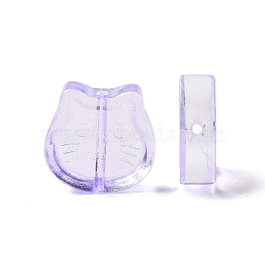 透明なスプレー塗装ガラスビーズ(GLAA-I050-13E)-3