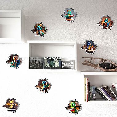 Translucent PVC Self Adhesive Wall Stickers(STIC-WH0015-057)-3