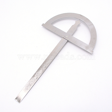 Stainless Steel Protractor Ruler(TOOL-WH0021-07)-2