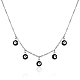 Stainless Steel Evil Eye Pendant Necklace for Women(KE2161-2)-1