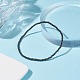 Glass Round Beaded Stretch Bracelet for Women(BJEW-JB07911-01)-2