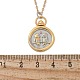 Brass Twelve Constellations Tarot Pendant Necklaces(NJEW-Q006-01E-G)-3