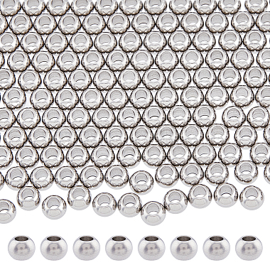 Stainless Steel Color Rondelle 201 Stainless Steel Spacer Beads
