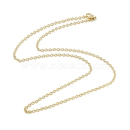 Vacuum Plating 304 Stainless Steel Rolo Chains Necklace for Women, Golden, 17.83 inch(45.3cm)(STAS-E001-10G)