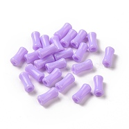 Opaque Acrylic Beads, Bamboo Stick, Lilac, 11x5.5mm, Hole: 2.8mm, about 3360pcs/500g (OACR-E015-01A)
