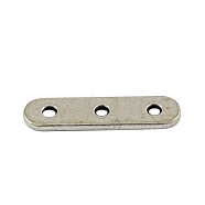 Alloy Spacer Bars, Lead Free & Cadmium Free, Antique Silver, 24x6x2mm(X-PALLOY-00406-AS-RS)
