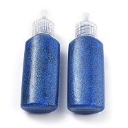 Glitter Glue, Friendly Odorless 3D Flash Glue Pen, for Arts and Crafts, Blue, 2.9x1.8x8.95cm(DIY-C003-01C)