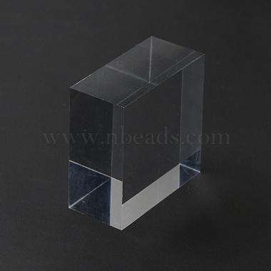 Square Transparent Acrylic Jewelry Display Pedestals(ODIS-WH0329-31A)-2