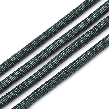 4mm DarkGreen Polyester+Metallic Cord Thread & Cord