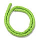 Flat Round Eco-Friendly Handmade Polymer Clay Beads(X-CLAY-R067-6.0mm-50)-2