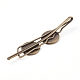 Iron Hair Bobby Pin Findings(IFIN-WH0051-93C)-2