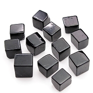 100g Cube Natural Obsidian Beads, for Aroma Diffuser, Wire Wrapping, Wicca & Reiki Crystal Healing, Display Decorations, 15~20x15~20x15~20mm..(PW-WG18532-01)