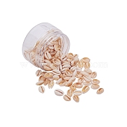 Natural Mixed Cowrie Shell Beads, PapayaWhip, 6.7x4.2cm, 150pcs/box(BSHE-CJ0001-01)