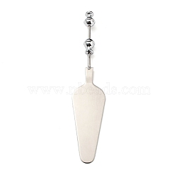 201 Stainless Steel Cake Spatulas, Bakewere Tool, Stainless Steel Color, 203x39.5x15mm(AJEW-P114-01J-P)