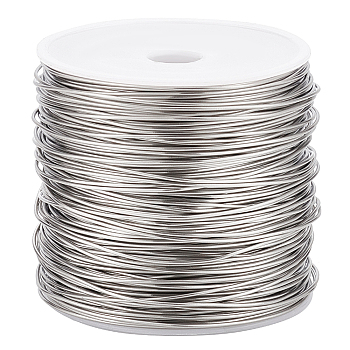 304 Stainless Steel Wire, Round, Stainless Steel Color, 20 Gauge, 0.8mm, about 393.70 Feet(120m)/Roll