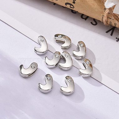 Letter Slider Beads for Watch Band Bracelet Making(ALRI-O012-J-NR)-4