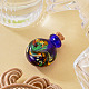 Handmade Lampwork Perfume Bottle Pendants(LAMP-TADJ0001-05E)-5