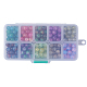 10 Colors Baking Painted Crackle Glass Beads(DGLA-JP0001-08-B)-3