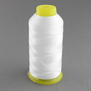 Polyester Sewing Thread, White, 0.3mm, about 1700m/roll(WCOR-R001-0.3mm-01)