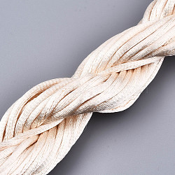 Polyester Thread, Misty Rose, 2mm, about 10m/bundle(X-OCOR-S124-24)