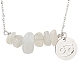 Natural White Moonstone Chip & Constellation Pendant Necklaces(NJEW-JN05084-04)-1