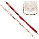 WADORN 2Pcs 2 Colors Resin Imitation Gemstone Curb Chain Bag Straps(FIND-WR0008-61)-1