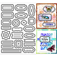 Custom PVC Plastic Stamps, for DIY Scrapbooking, Photo Album Decorative, Cards Making, Stamp Sheets, Film Frame, Mixed Shapes, 29.7x21cm(DIY-WH0296-0035)