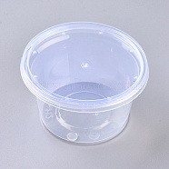 Transparent Plastic Breeding Box, Insect Feeder Box Food Container, with Lid, Clear, 7.5x4.2cm(TOOL-WH0121-36)