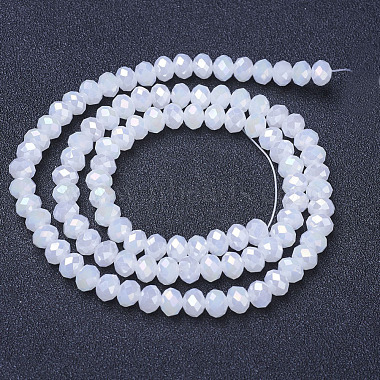 Chapelets de perles en verre galvanoplastique(EGLA-A034-J4mm-B07)-2