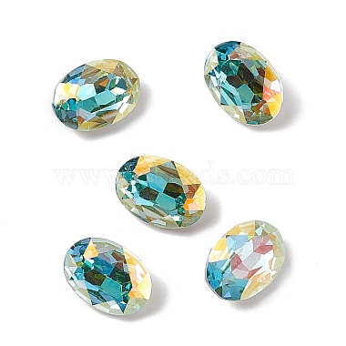 k 9 cabochons en verre strass(RGLA-J020-C-LA)-3