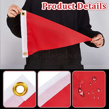 drapeau de signalisation maritime en polyester(AJEW-WH0485-77C)-3