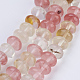 Tigerskin Glass Beads Strands(G-P354-17-8x5mm)-1