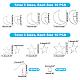 DIY 304 Stainless Steel Earring Making Kits(DIY-UN0002-33P)-5